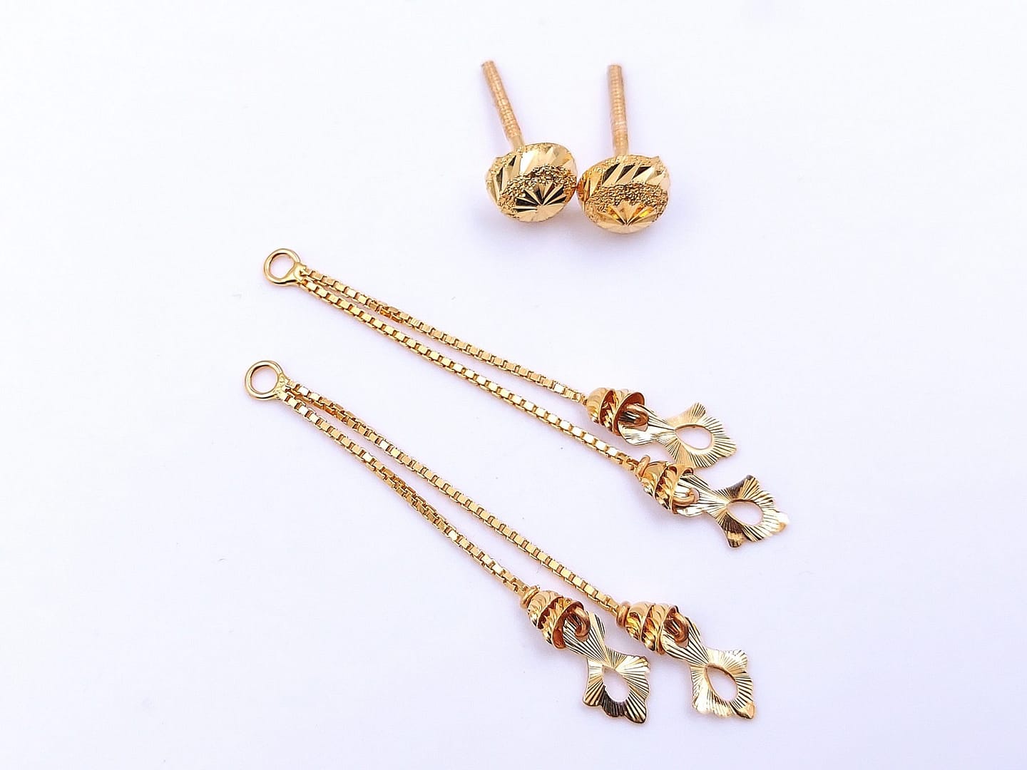 Two in One Sui Dhage (Earrings) - Image 4