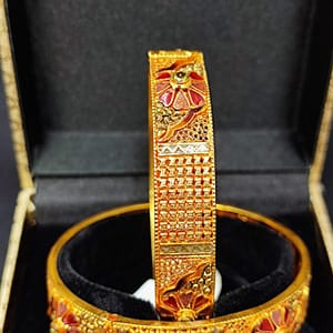 916 Hallmarked Pure Gold Ladies Kangan