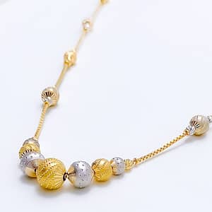 Bold Graduated Sphere Chain 22″