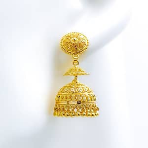 Floral Paisley Jhumki