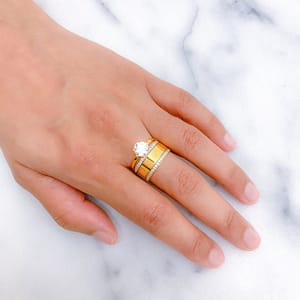 Chic Elevated CZ Ring