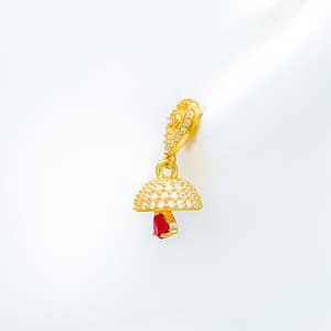 Petite CZ Dome Earrings