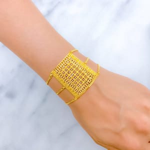 Stunning Rectangle Statement Bracelet