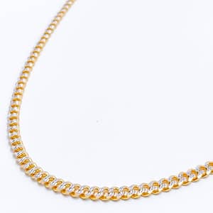 TwoTone Link Chain 24″