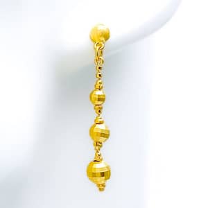 Elevated Hanging Bead Earrings