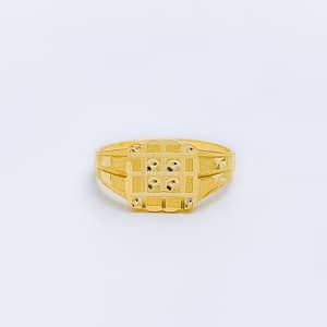 Impressive Sand Finish Men’s Ring