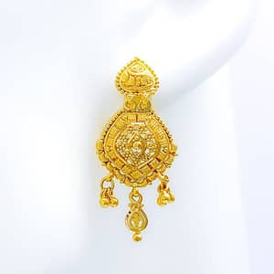 Traditional Beaded Hanging Earrings