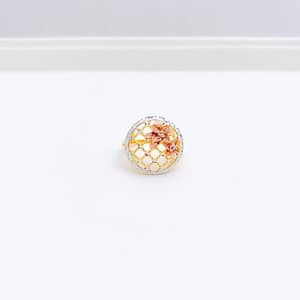 Rose Gold Floral Ring