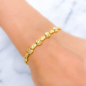 Distinct TwoTone Omega Bracelet
