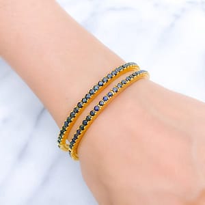 Royal Blue Sapphire Bangles