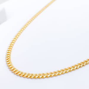 Thin Cuban Link Chain 22″