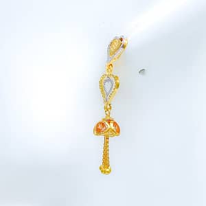 Gorgeous Shimmering Heart Earrings