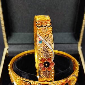 916 Hallmarked Pure Gold Ladies Kangan