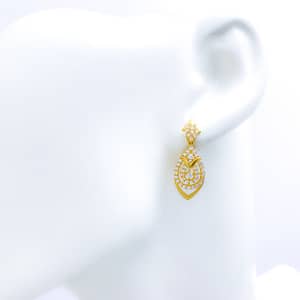 Dressy Marquise Drop CZ Earrings