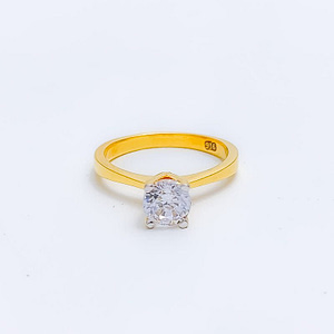 Dainty Lightweight CZ Stone Ring