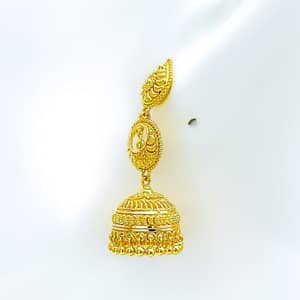 Elegant Hanging Crescent Jhumki