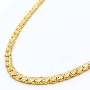 Unique Heart Chain 24″