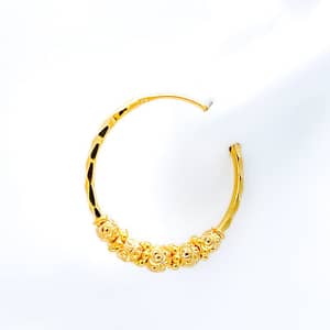 Gorgeous Beaded Hoop Earrings