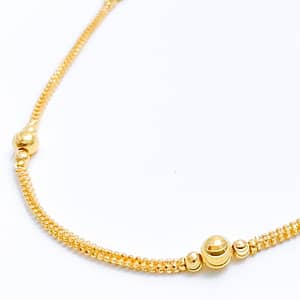 Orb Accented Bead Chain 24″