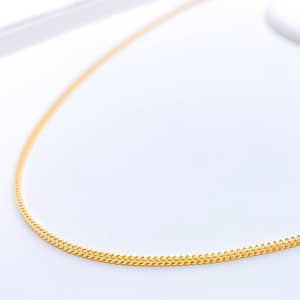 Medium/Thin Classic Fox Chain ~  22″