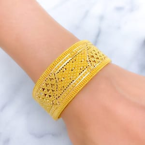 Regal Beaded Bangle