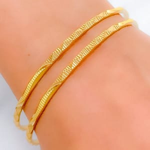 Timeless Evergreen Reflective Bangles