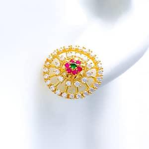 Exquisite Vibrant CZ Earrings
