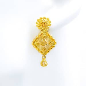 Graceful Square Mesh Earrings