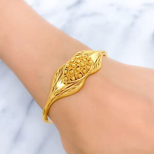 Radiant Marquise Ball Bangle Bracelet