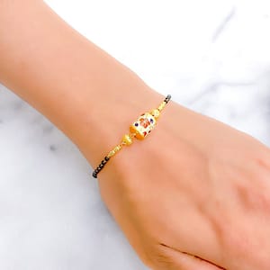Classy Dotted Orb Bracelet