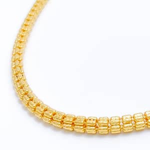 Six Sided Bead Chain 18″