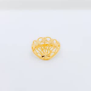 Dainty Bright Heart Adorned Ring