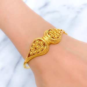 Upscale Palatial Ball Bangle Bracelet