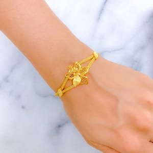 Netted Flower Bracelet
