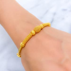 Upscale Beaded Bangle Bracelet