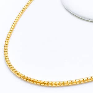 Fancy Wide Snake Chain  16″