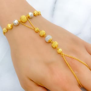 Contemporary Graduated Bead Pachangala Pair