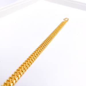 Unique Dual Finish Men’s Bracelet