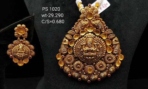 Traditional Gold Long Set With Adorable Earrings