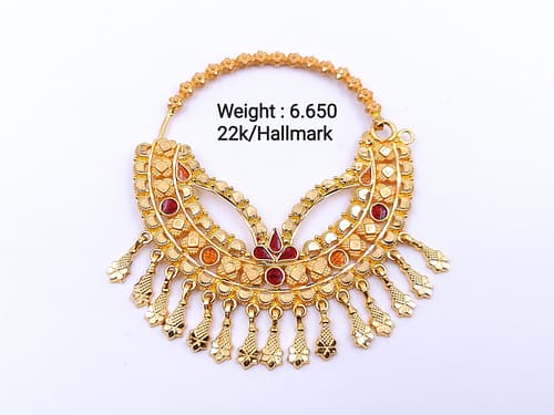 Gold Bridal Nath