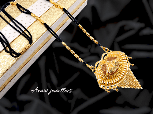 Gold Mangalsutra Pendant - Image 3