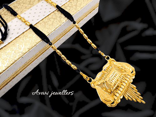 Gold Mangalsutra Pendant - Image 3