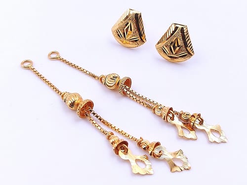 Two in One Sui Dhage (Earrings) - Image 4