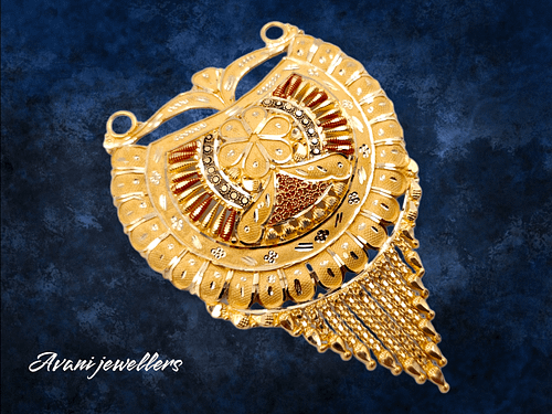 Gold Mangalsutra Pendant - Image 2