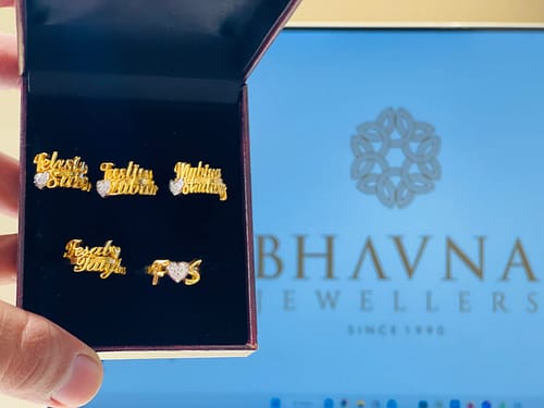 Custom Made Name Gold Ring