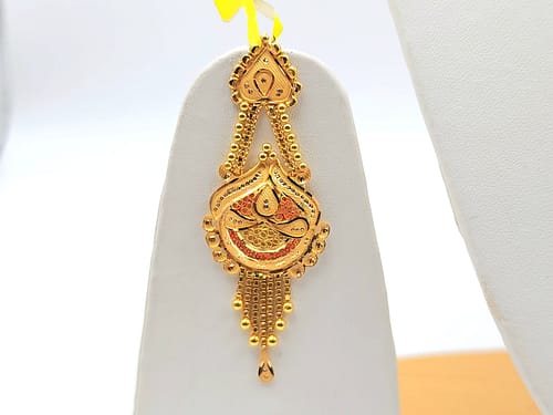 Gold Set ( Necklace with Jhale ) - Image 3