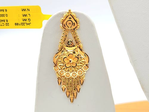 Gold Set ( Necklace with Jhale ) - Image 3