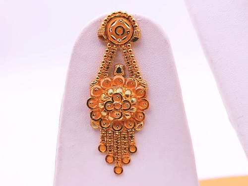 Gold Set ( Necklace with Jhale ) - Image 3