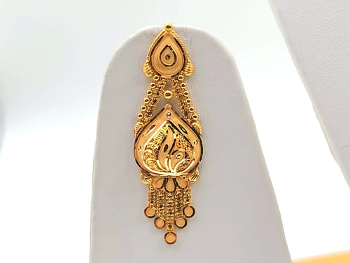 Gold Set ( Necklace with Jhale ) - Image 3