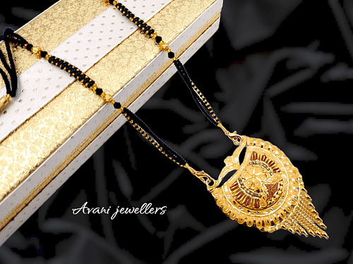 Gold Mangalsutra Pendant - Image 3